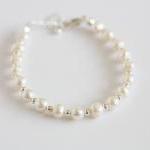 Freshwater Pearl And Sterling Silver Bridal..