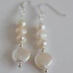 Ivory Freshwater Pearl, Coin Pearl And Sterling..