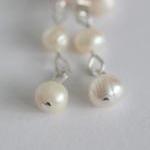 Ivory Freshwater Pearl Drop Earrings