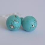 Turquoise Drop Earrings, December Birthstone..