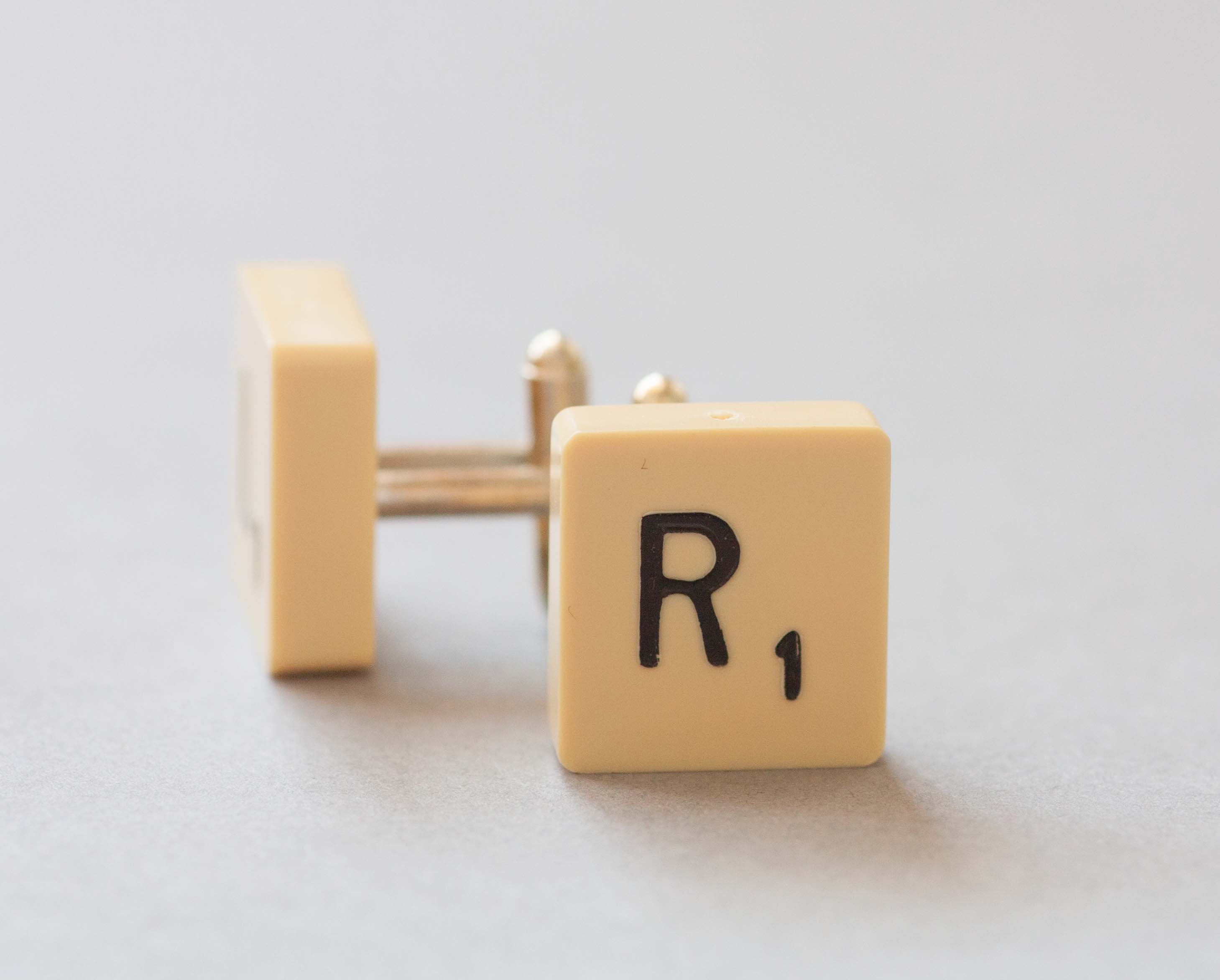 Left And Right Scrabble Tile Cuff Links. on Luulla